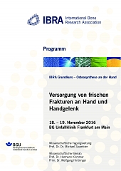IBRA Grundkurs – Osteosynthese an der Hand Versorgung von frischen Frakturen an Hand und Handgelenk - Overview 1