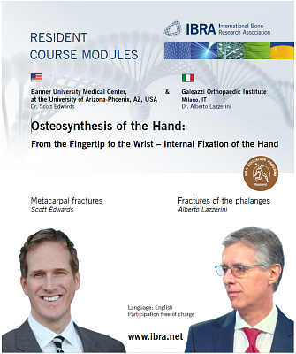 New Resident Course Modules: Osteosynthesis of the Hand - now available on the Virtual Campus