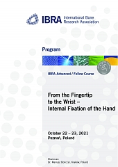 From the Fingertip to the Wrist – Internal Fixation of the Hand - Overview 1