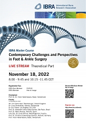 Contemporary Challenges and Perspectives in Foot & Ankle Surgery - LIVE  STREAM THEORETICAL PART - Overview 1