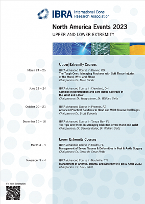 IBRA North America upper and lower extremity events 2023