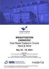 WRIGHTINGTON CADAVERIC Case Based Cadaveric Course Hand & Wrist - Overview 1