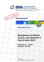 Management of Arthritis, Trauma, and Deformity in Foot & Ankle 2023 - Overview 1
