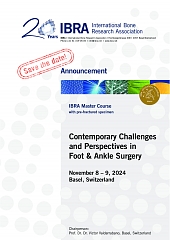 Contemporary Challenges and Perspectives in Foot & Ankle Surgery - Overview 1