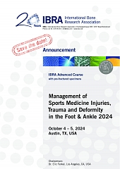 Management of Sports Medicine Injuries, Trauma and Deformity in the Foot & Ankle 2024 - Overview 1