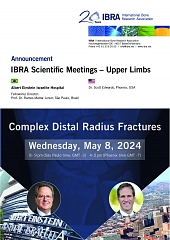 IBRA Scientific Meetings: Complex Distal Radius Fractures - Overview 1